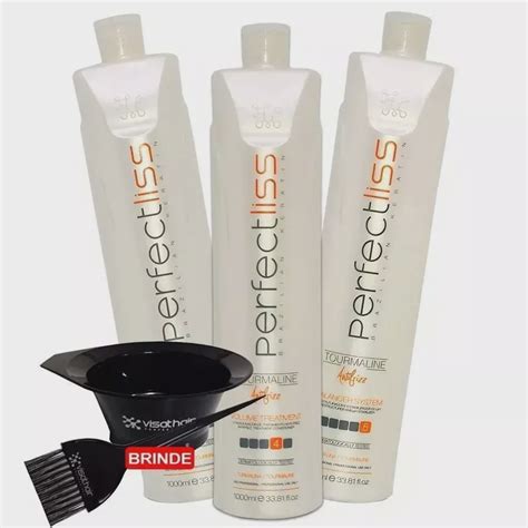Escova Progressiva Perfect Liss Kit Turmalina .